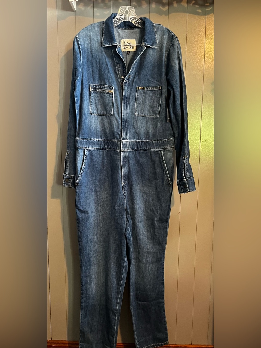 Lee Vintage Modern Union-Alls Mid Blue NWT Super soft and comfy!!